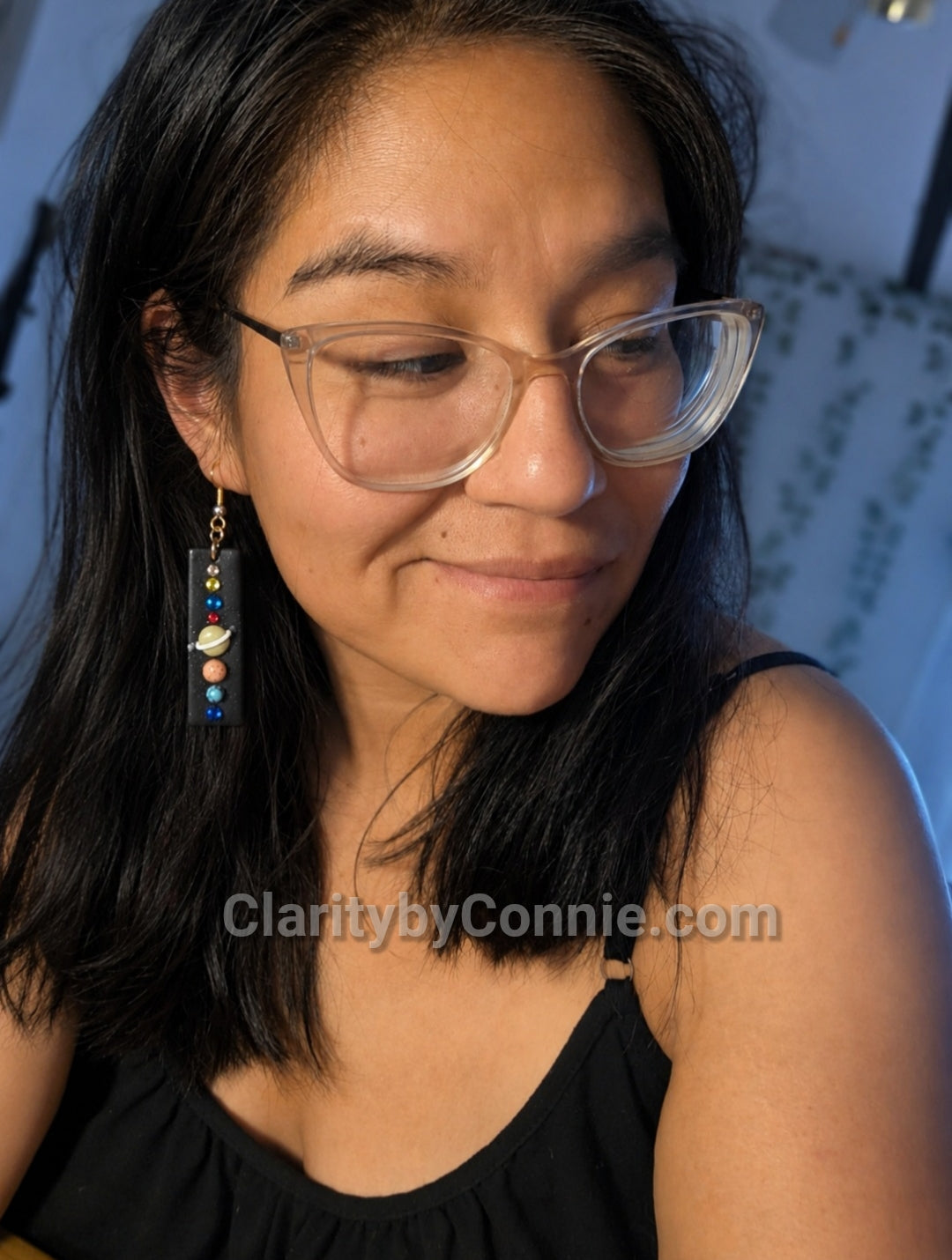 Celestial Solar System Statement Earrings
