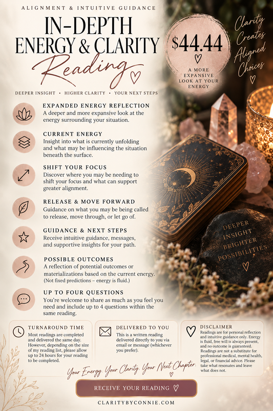 In-Depth Energy Reflection & Clarity Reading