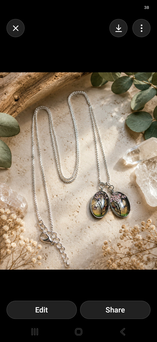 1515 Twin Tree of Life Necklace