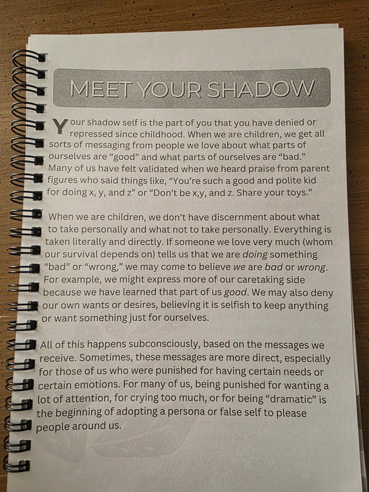 Shadow Work Journal & Workbook — Guided Self-Healing & Reflection Journal (Limited First Edition)